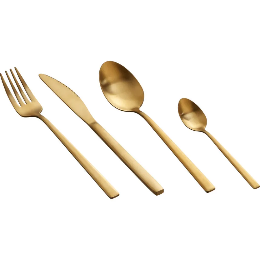 Kwantum Kerstservies*Bestekset 16-Delig Goud