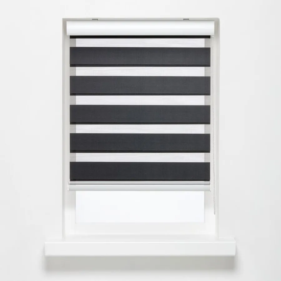 Kwantum Duo-Rolgordijnen*Duo Rolgordijn Eva Antraciet 100x175 Cm 100X175CM