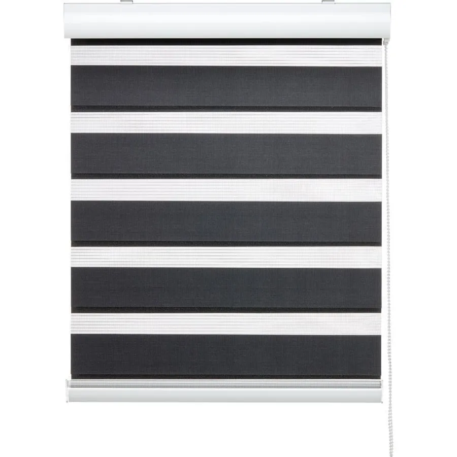 Kwantum Duo-Rolgordijnen*Duo Rolgordijn Eva Antraciet 100x175 Cm 100X175CM