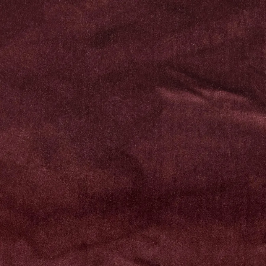 Kwantum Vouwgordijnen|Gordijnen*Gordijn Velours Romeo Bordeaux