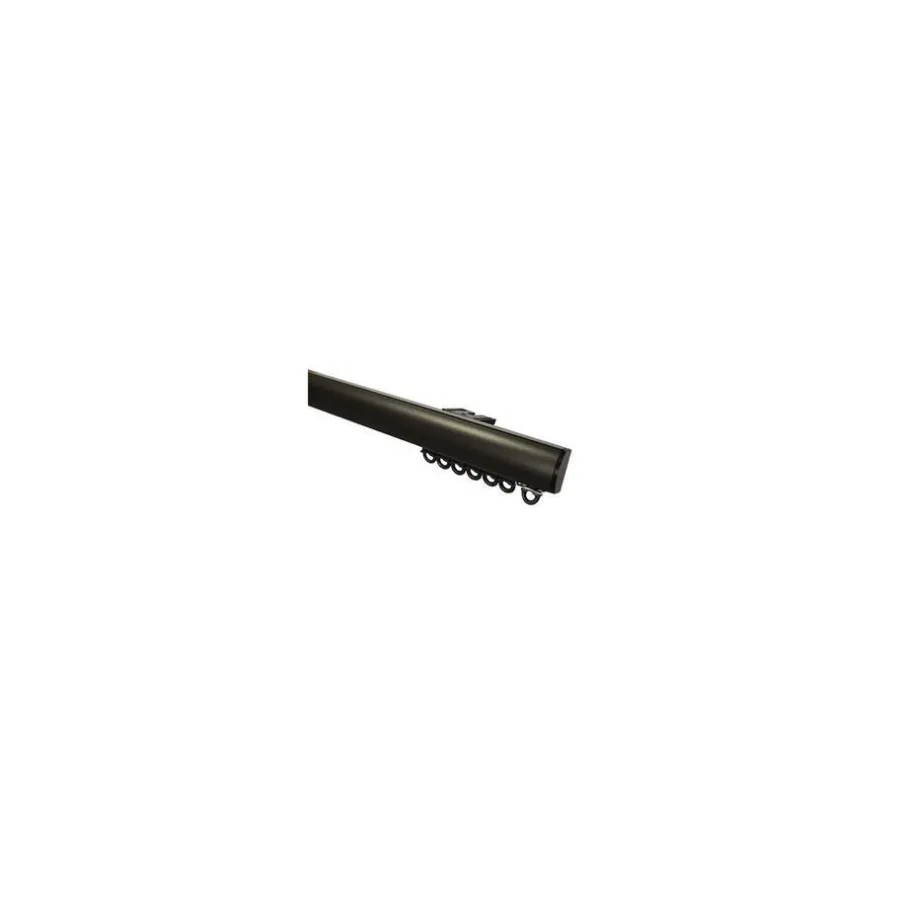 Kwantum Gordijnrails*Gordijnrailset Zwart 300 Cm 300CM