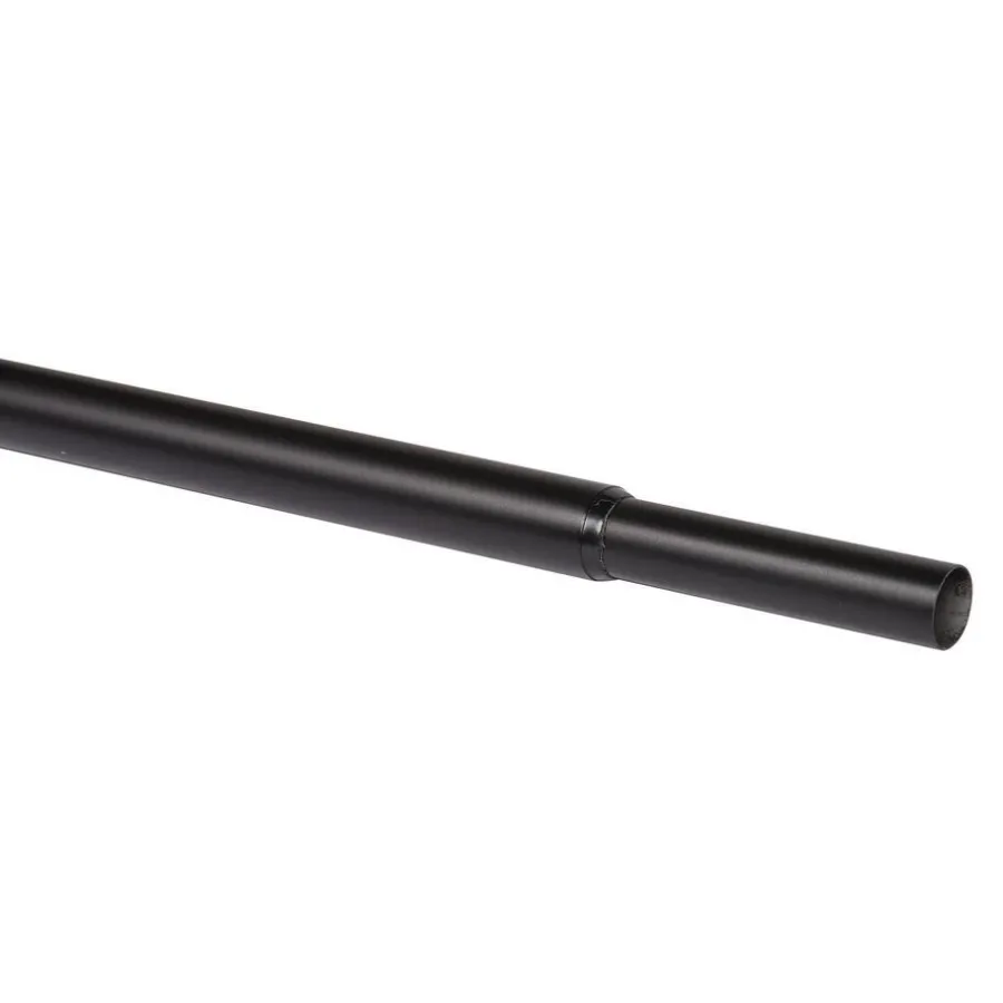 Kwantum Gordijnroedes*Gordijnroede 170-300 Cm Zwart Metaal - Ø16-19mm 170-300CM