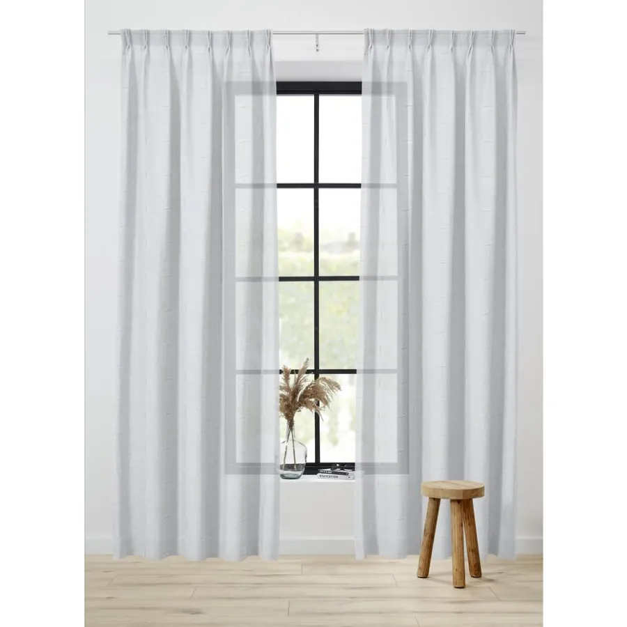 Kwantum Vouwgordijnen|Gordijnen*Inbetween Jolanda Wit 298 Cm