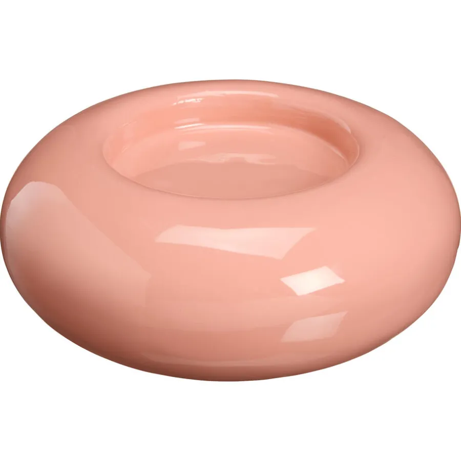 Kwantum Kandelaars|Kandelaars*Kandelaar Bumper Roze 13,5 Cm ø 14 Cm Ø014CM