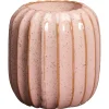 Kwantum Kandelaars|Kandelaars*Kandelaar Eton Roze ø 8x9 Cm