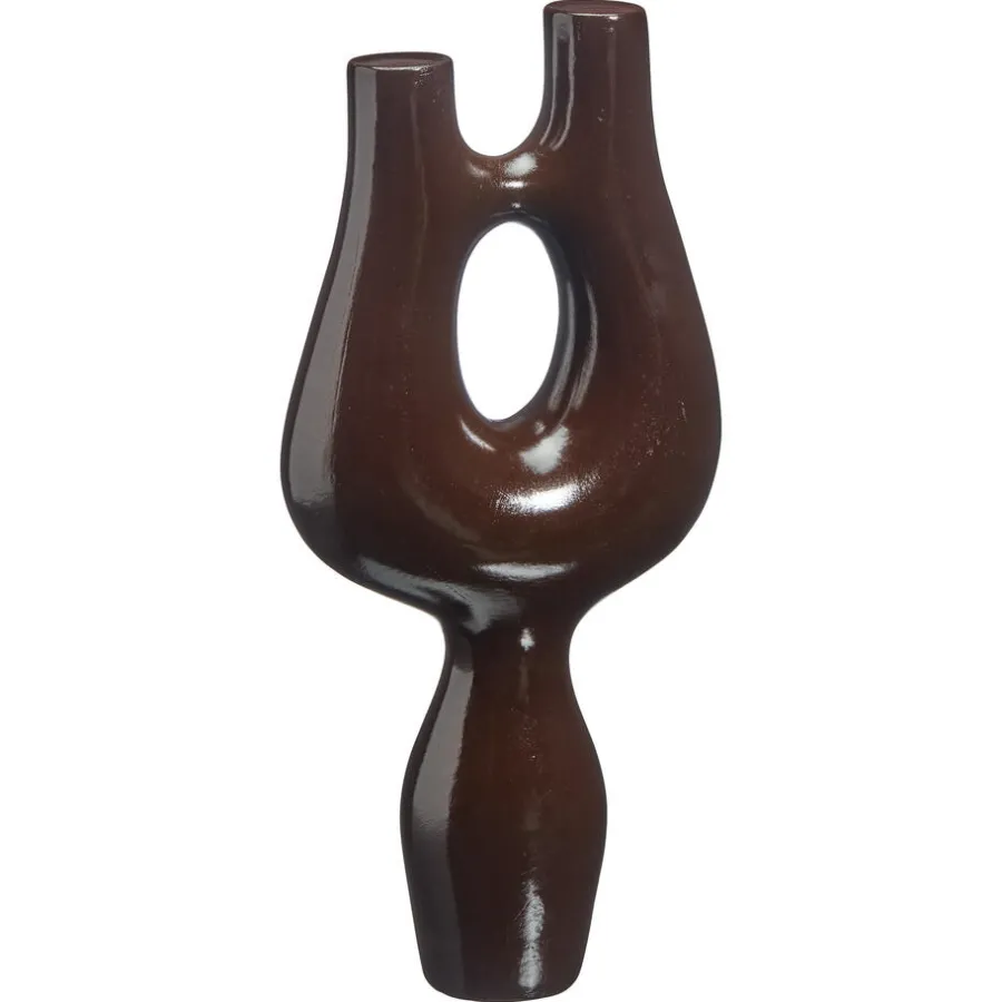 Kwantum Decoratie Beelden*Object Kemble - 17x8x37 Cm Bruin