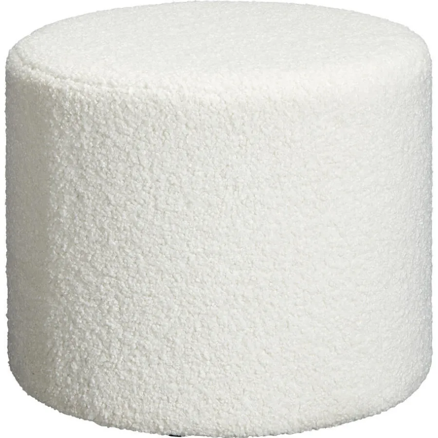 Kwantum Poefen & Hockers*Poef Padule Wit Creme