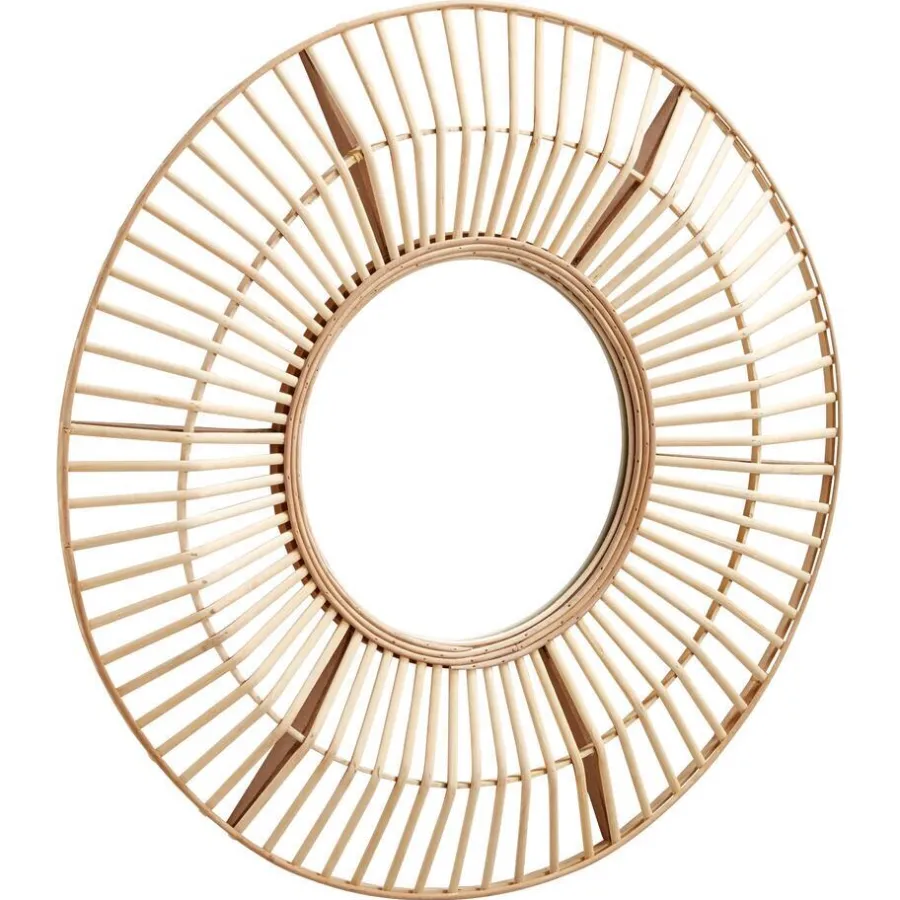 Kwantum Spiegels*Spiegel Rattan Bruin
