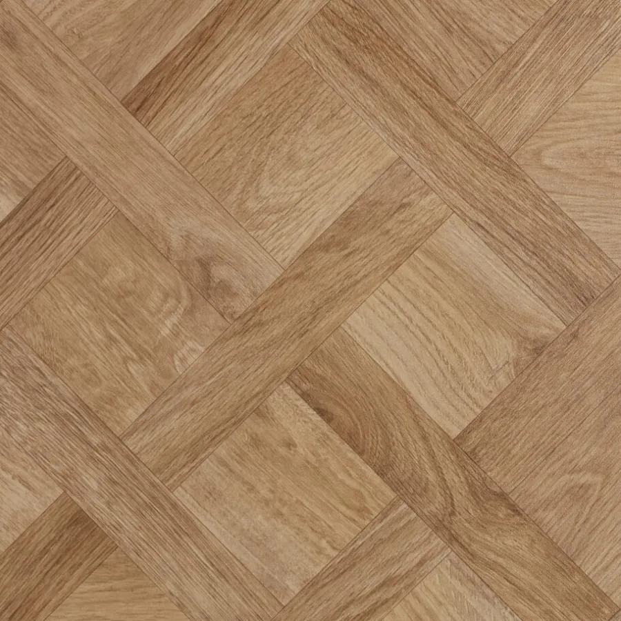 Kwantum Vinyl Vloeren*Vinyl Chino Bruin Eiken Je berekent hoeveel meters je nodig hebt door lengte en breedte in te vullen