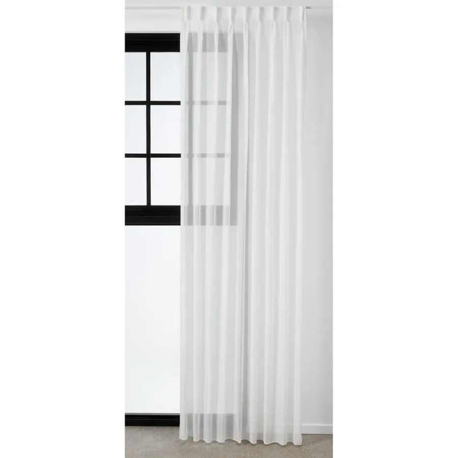 Kwantum Vouwgordijnen|Vitrages*Vitrage Vivienne Off-White