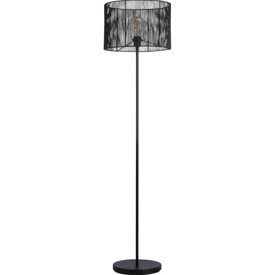 Kwantum Vloerlampen*Vloerlamp Esus Zwart