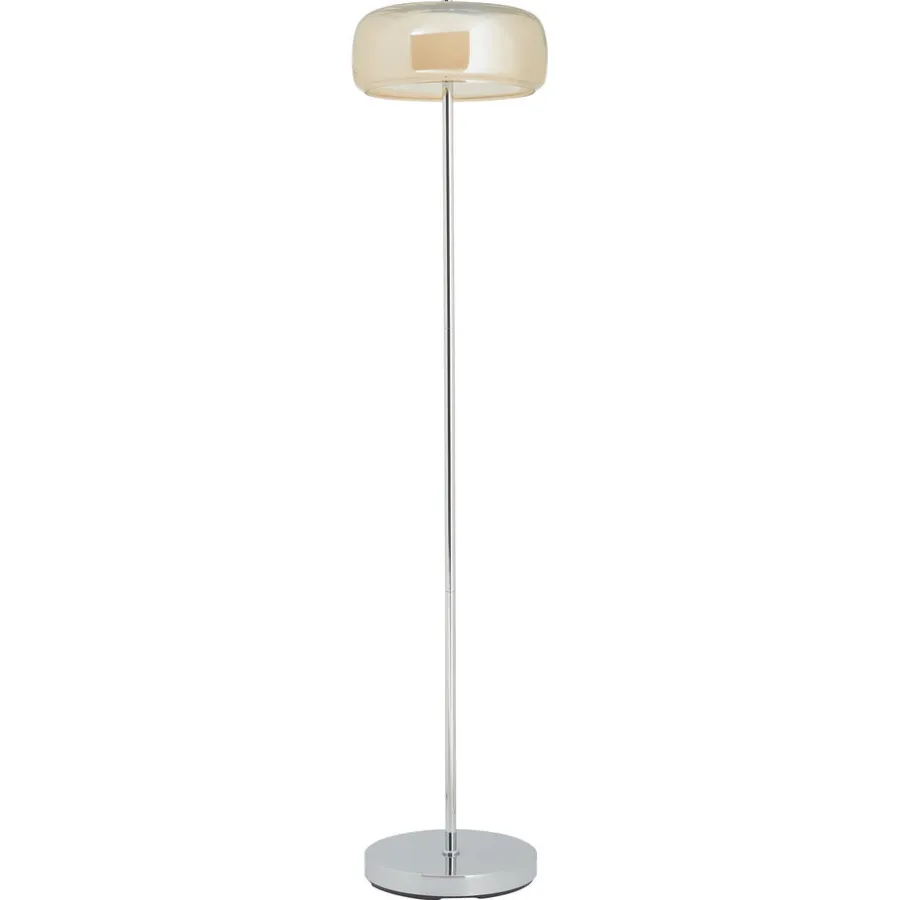 Kwantum Vloerlampen*Vloerlamp Vari Bruin